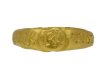 front view Ancient Roman gold ring hatton garden berganza 