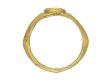 back view Ancient Roman gold ring hatton garden berganza 