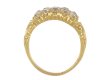 Antique four row diamond ring Henry Griffith & Sons hatton garden