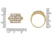 Antique four row diamond ring Henry Griffith & Sons hatton garden