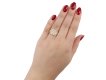Antique four row diamond ring Henry Griffith & Sons hatton garden