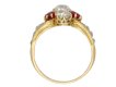 Art Nouveau ruby and diamond ring berganza hatton garden