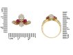 Art Nouveau ruby and diamond ring berganza hatton garden
