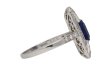 art deco sapphire diamond ring berganza hatton garden