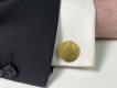 Gold George III guinea cufflinks berganza hatton garden