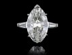 Boucheron marquise shape diamond ring, French hatton garden