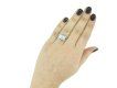 Two stone diamond sapphire cluster ring berganza hatton garden