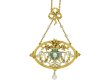 Art Nouveau diamond pendant/brooch Gautrait berganza hatton garden