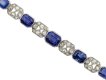 Art Deco sapphire and diamond bracelet, circa 1935