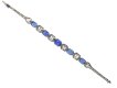 Art Deco sapphire and diamond bracelet, circa 1935