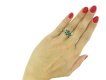 Georgian emerald and diamond ring berganza hatton garden