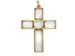 Rock crystal and gold cross berganza hatton garden