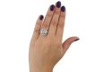 Vintage three stone diamond cluster ring berganza hatton garden