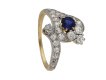 Edwardian sapphire and diamond snake ring berganza hatton garden