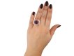 Amethyst and diamond cocktail ring berganza hatton garden