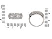 Diamond cluster ring, American berganza hatton garden