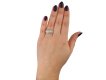 Diamond cluster ring, American berganza hatton garden
