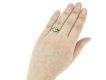 front antique diamond cluster ring berganza hatton garden