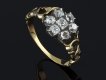 Victorian diamond coronet cluster ring, circa 1870.