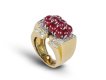 Trabert & Hoeffer with Mauboussin Burmese ruby and diamond ring, circa 1940.