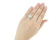 hand view vintage diamond engagement ring hatton garden berganza