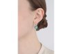 Victorian turquoise and diamond cluster earrings, circa 1890.