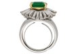 Boucheron Colombian emerald diamond ring berganza hatton garden