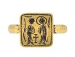 Byzantine betrothal ring, circa 7th 8th century AD. Hatton garden