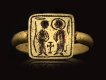 Byzantine betrothal ring, circa 7th 8th century AD. Hatton garden