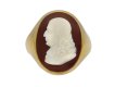 Victorian sardonyx cameo of John Milton berganza hatton garden