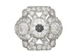 Ornate diamond cluster ring berganza hatton garden