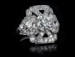 Ornate diamond cluster ring berganza hatton garden