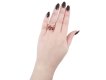 Boucheron Burmese ruby and diamond cocktail ring, French, circa 1945.