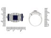 Sapphire and diamond cocktail ring, American, circa 1950. Hatton Garden