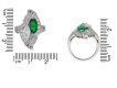 J. E. Caldwell emerald and diamond ring berganza hatton garden