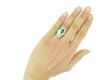 J. E. Caldwell emerald and diamond ring berganza hatton garden