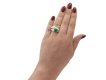 Tiffany & Co emerald diamond crossover ring hatton garden