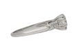 side view vintage diamond engagementl ring berganza hatton garden