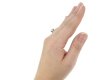 hand view vintage diamond engagementl ring berganza hatton garden