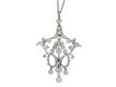 Edwardian diamond pendant berganza hatton garden