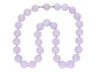 Natural Lavender jadeite jade bead necklace hatton garden