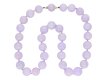 Natural Lavender jadeite jade bead necklace hatton garden