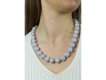 Natural Lavender jadeite jade bead necklace hatton garden