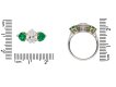 antique diamond emerald ring berganza hatton garden
