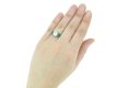 antique diamond emerald ring berganza hatton garden
