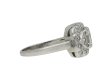 1930's diamond cluster ring, American hatton garden