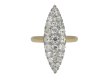 marquise shaped diamond cluster ring berganza hatton garden