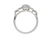 Art Deco diamond flank solitaire ring berganza hatton garden