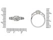 Art Deco diamond flank solitaire ring berganza hatton garden
