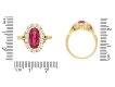 Pink Burmese sapphire and diamond ring, circa 1900. Hatton Garden